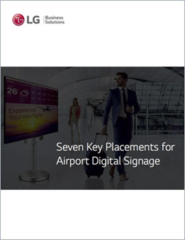 E-Book 7 Key Placements for Airport Digital Signage