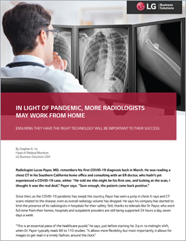 Article  In Light of Pandemic, More Radiologists May Work From Home