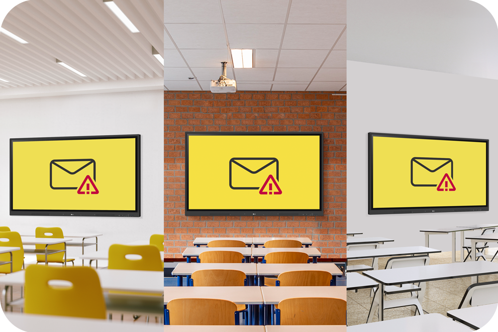 Messages and a range of other content can be sent from the main systems hub to individual classroom devices, so you can create bespoke groups and deliver messages to the intended recipients.