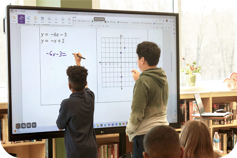 LG CreateBoards™ enhance classrooms