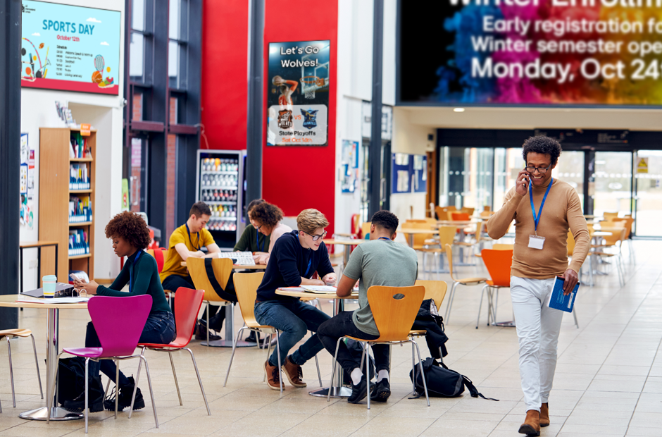 Illuminate events, notifications, sponsorships, and other key information with common area signage