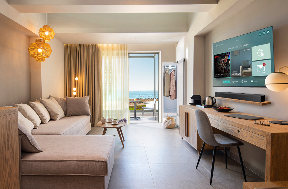 Guest rooms | hotel TVs, Pro:Centric® TVs, casting, sound bars, Stylers, CLOi ServeBot & more 