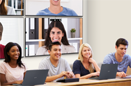 Video walls enhance hybrid opportunities, allowing remote students to engage with in-person lessons