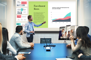 All-in-One DVLED and flexible One:Quick displays help make meetings versatile and productive