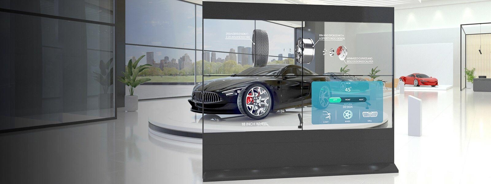 Transparent OLED Touch display