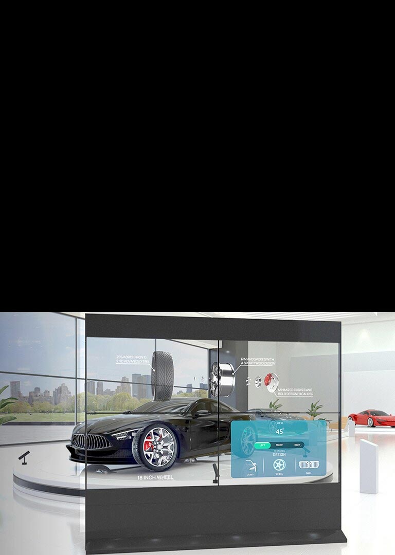 Transparent OLED Touch display