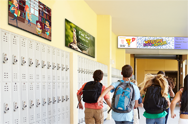 Maximize school halls with Ultra Stretch, Ultra HD, and Full HD signage