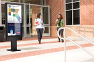 Inform students, faculty, and guests with wayfinding and other outdoor displays