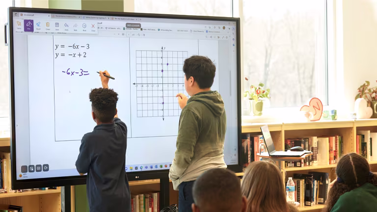 LG CreateBoards Enhance Classrooms