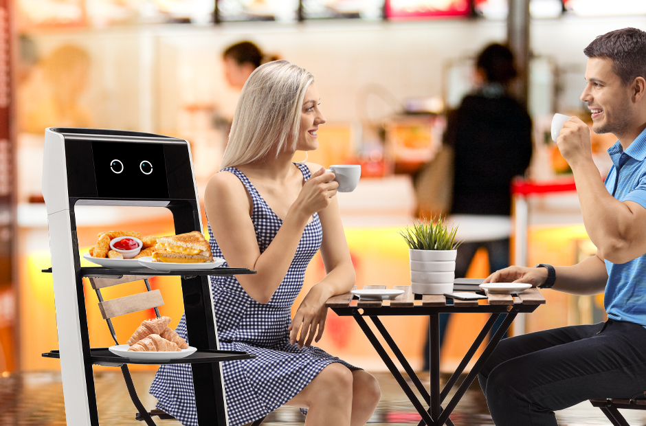 Streamline operations, lighten staff load, and delight customers with the autonomous CLOi ServeBot