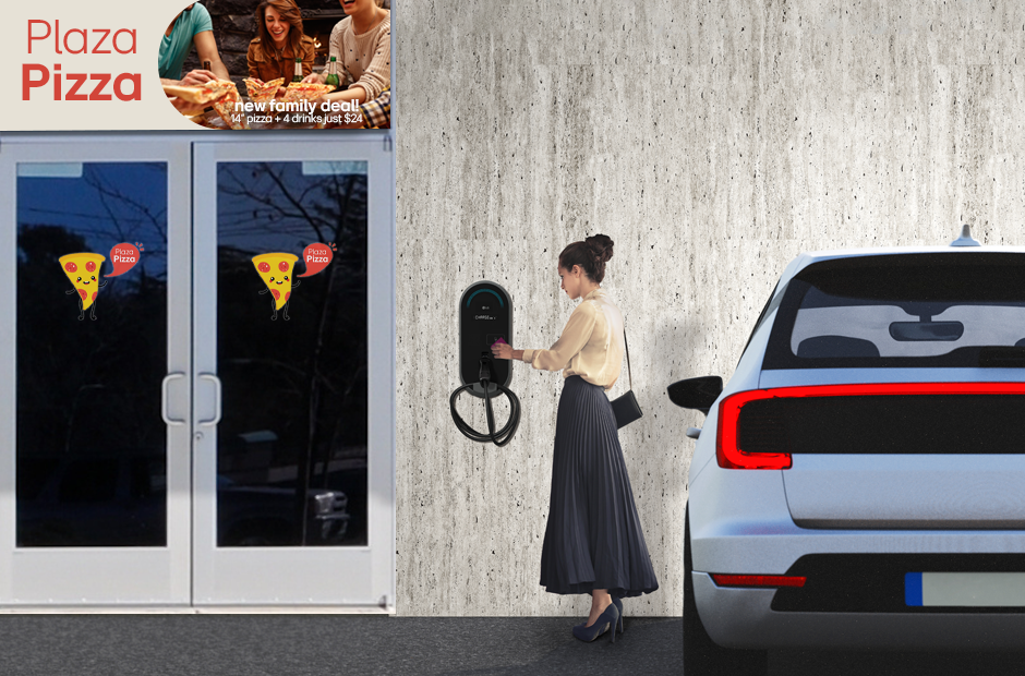 Add value to your restaurant location with convenient and powerful electric vehicle chargers