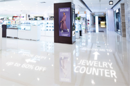 From projectors to signage, immerse and direct customers with a variety of wayfinding solutions