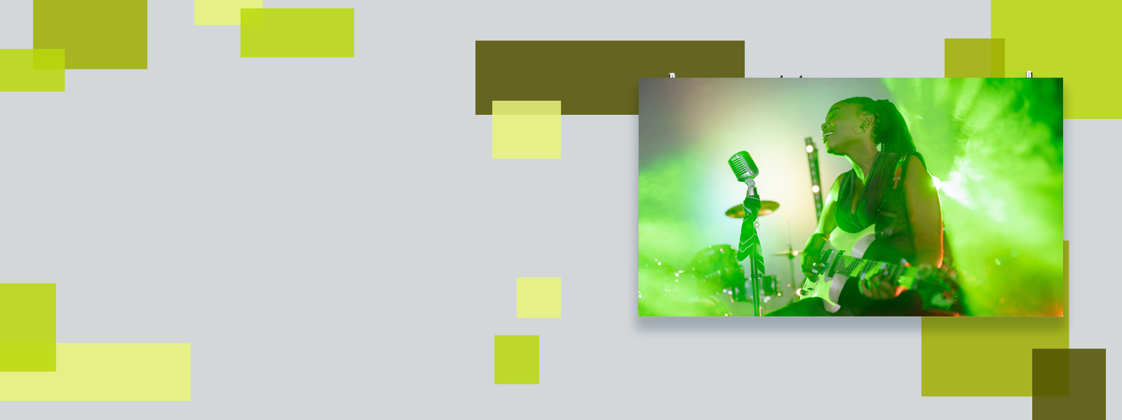 Wall display with graphics